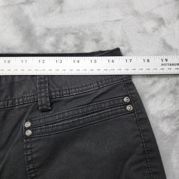 Bandolino Blu Jeans Womens 14 Black High Rise Flare Leg Stretch Denim Casual Y2K - Picture 9 of 13